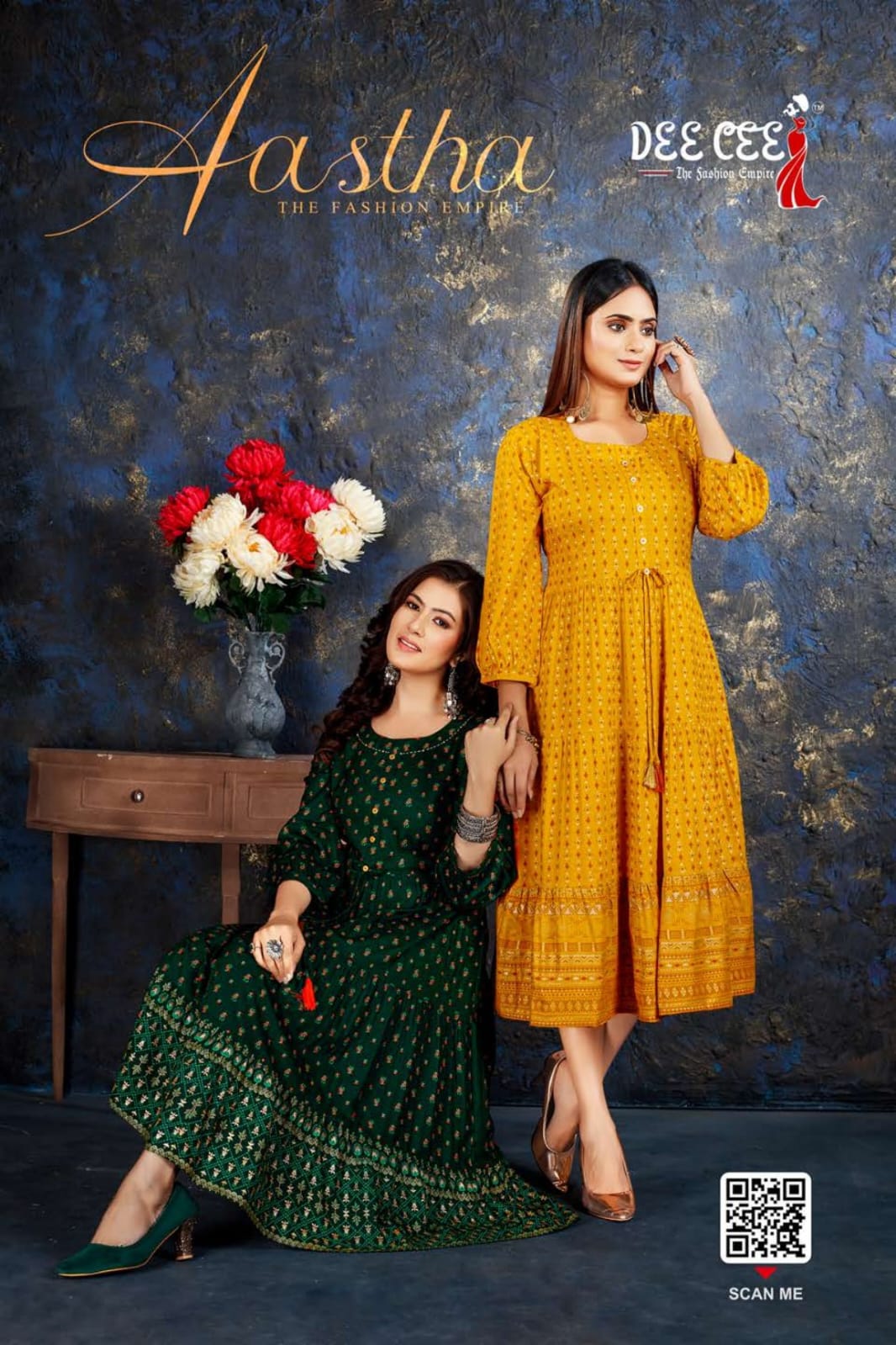 Aastha Regular Wear Wholesale Anrakali Kurtis Catalog